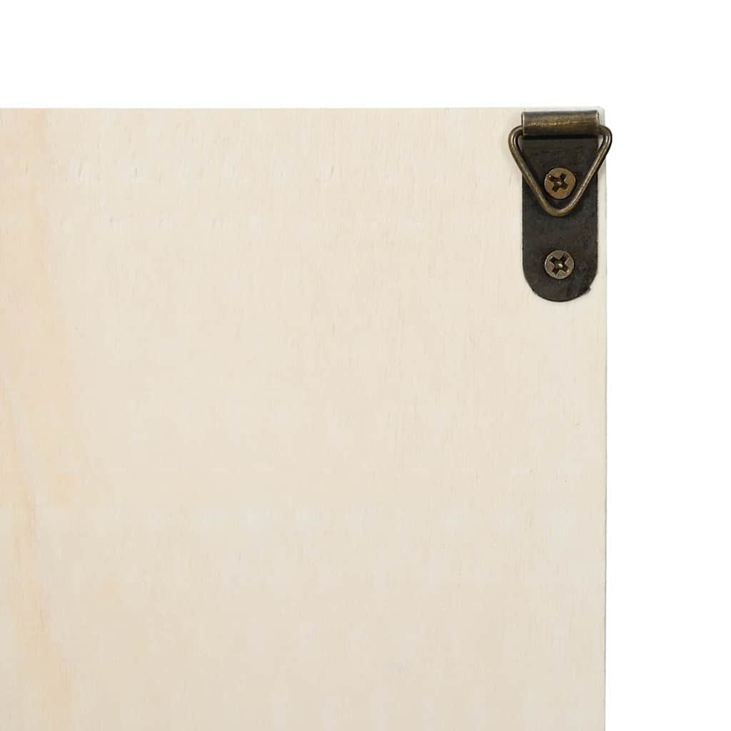 vidaXL Ξύλινη βιτρίνα συλλεκτών Καφέ 80 x 8.5 x 54 εκ. Κόντρα πλακέ