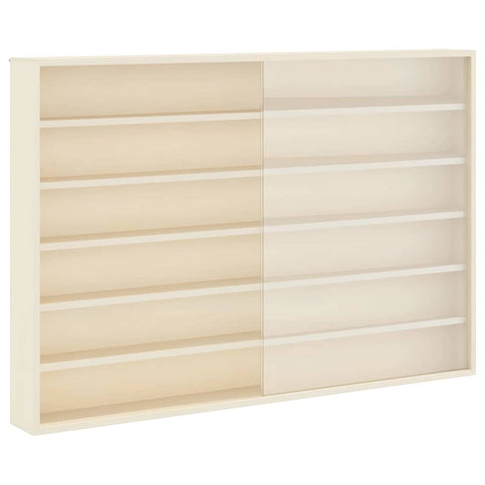 vidaXL Ξύλινη βιτρίνα συλλεκτών Καφέ 80 x 8.5 x 54 εκ. Κόντρα πλακέ