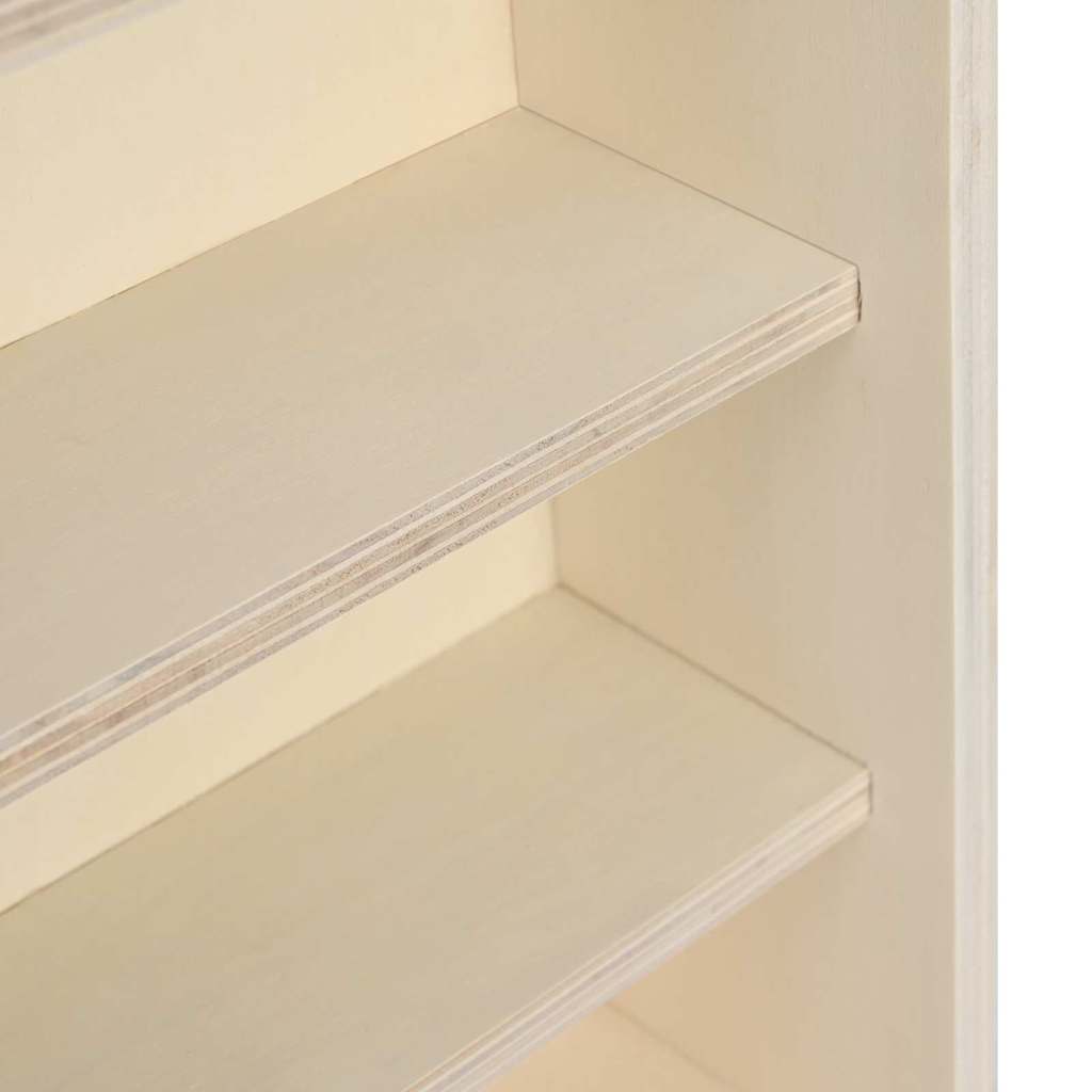 vidaXL Ξύλινη βιτρίνα συλλεκτών Καφέ 100 x 8,5 x 54 εκ Κόντρα πλακέ