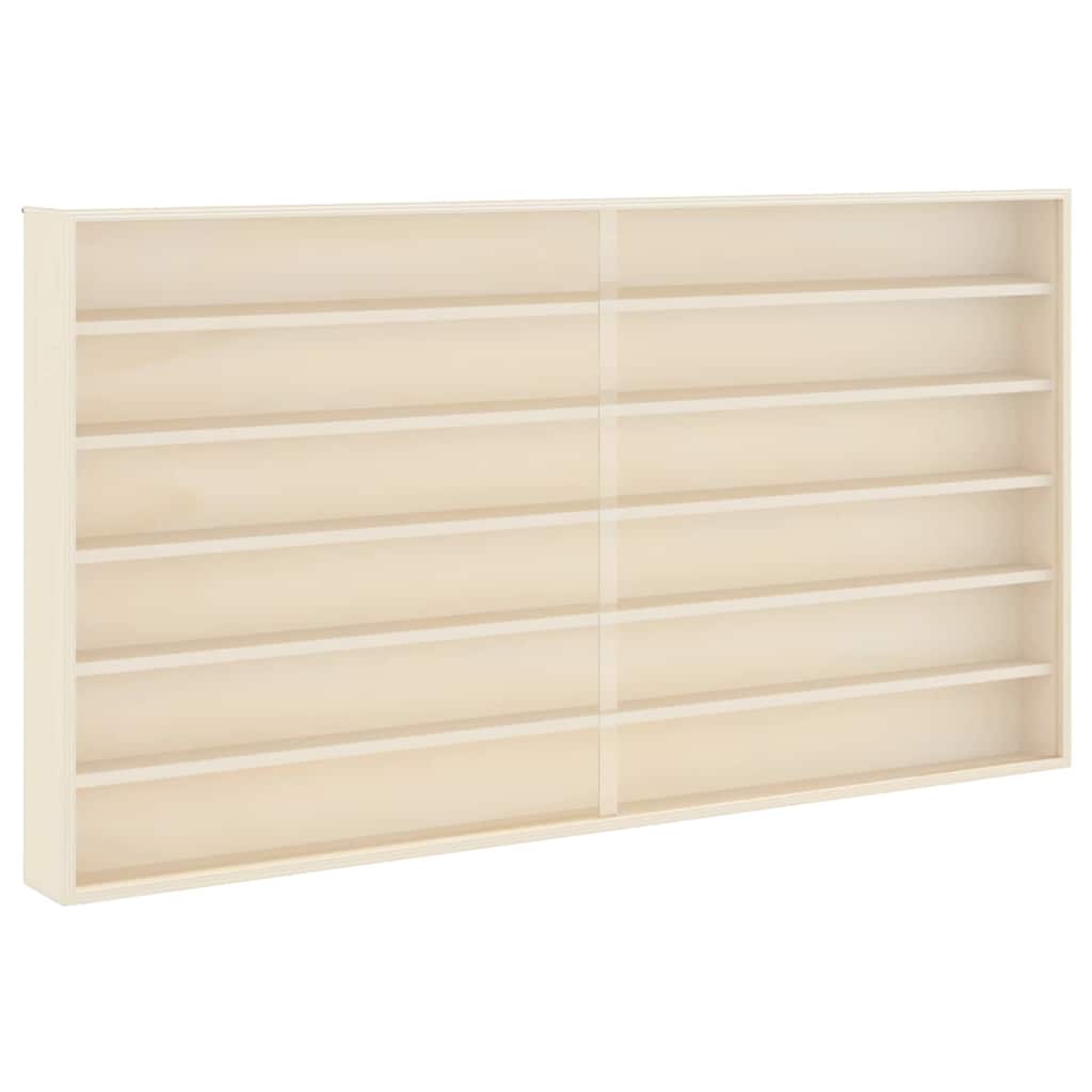 vidaXL Ξύλινη βιτρίνα συλλεκτών Καφέ 100 x 8,5 x 54 εκ Κόντρα πλακέ