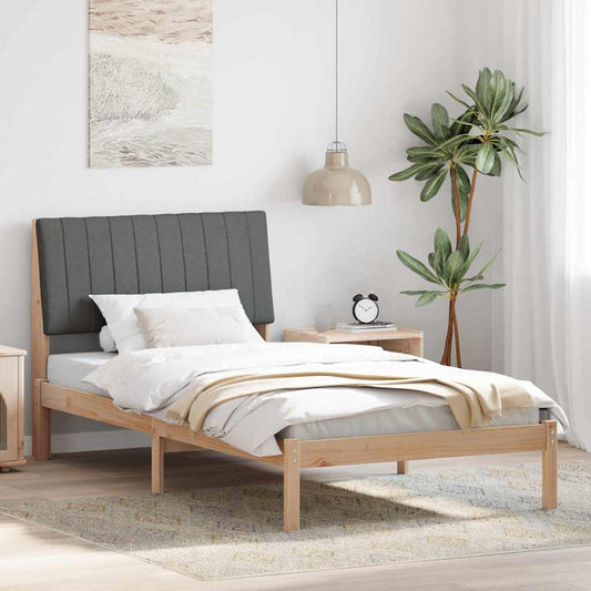 vidaXL Σκελετός Κρεβατιού Καφέ 100 x 200 cm Στερεά ξυλεία πεύκου