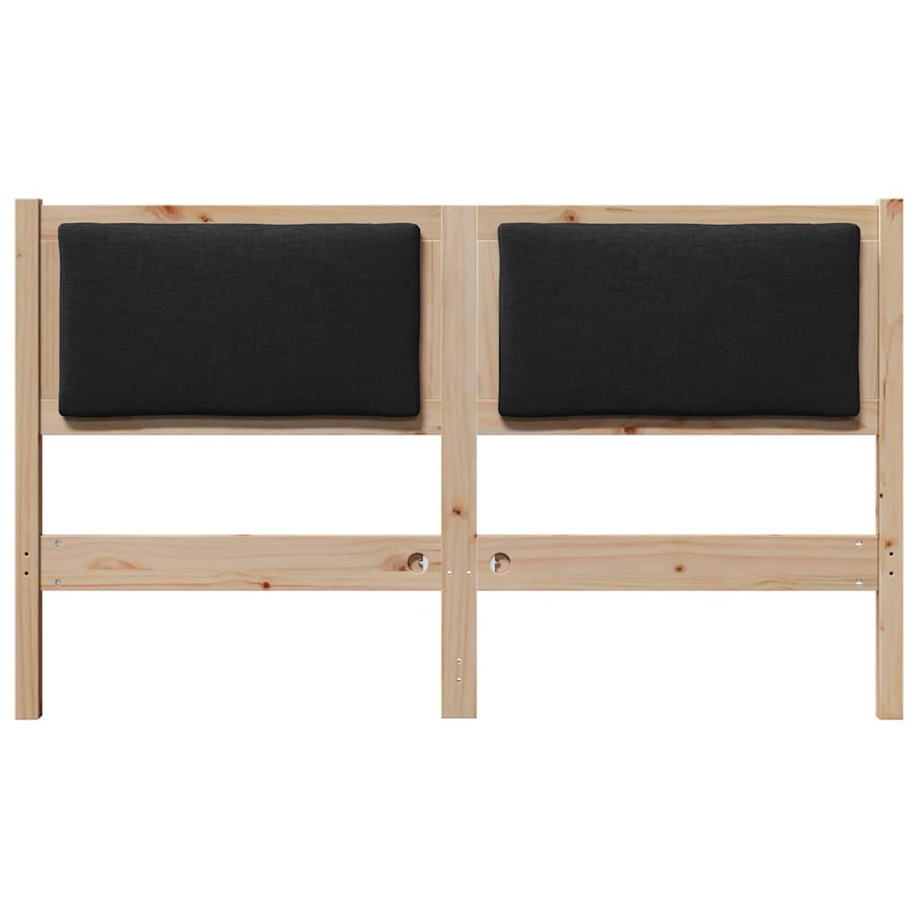 vidaXL Κεφαλάρι Άλλο Καφέ 160 cm Μασίφ ξύλο πεύκου