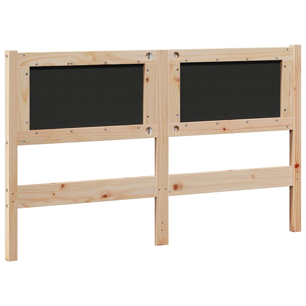vidaXL Κεφαλάρι Άλλο Καφέ 140 cm Μασίφ ξύλο πεύκου