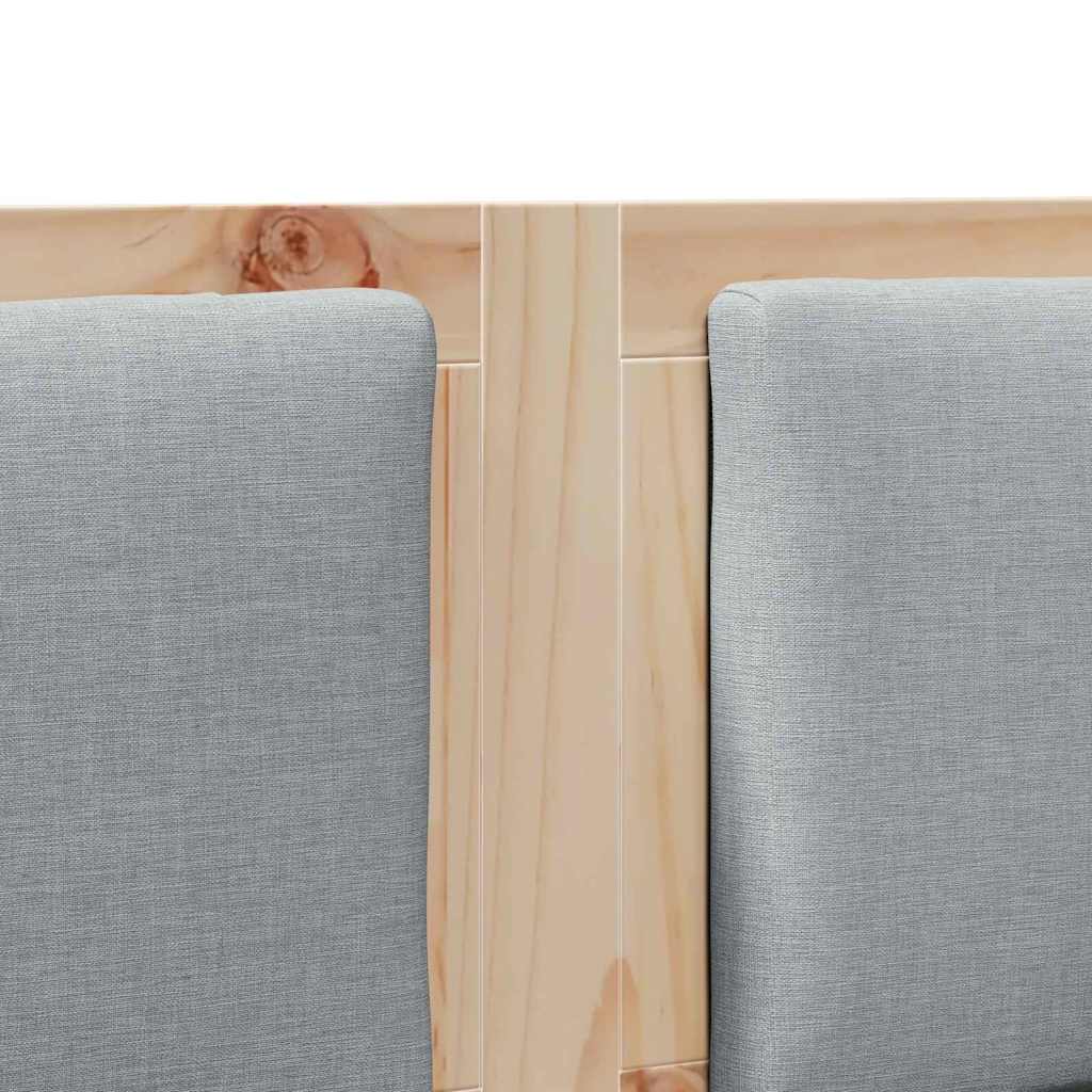vidaXL Κεφαλάρι Άλλο Καφέ 120 cm Μασίφ ξύλο πεύκου