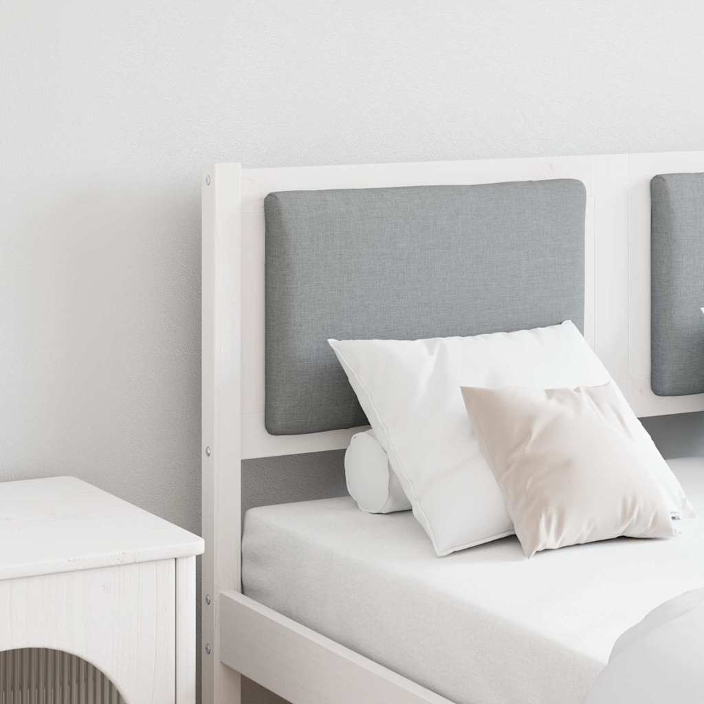 vidaXL Κεφαλάρι Άλλο Λευκό 120 cm Μασίφ ξύλο πεύκου