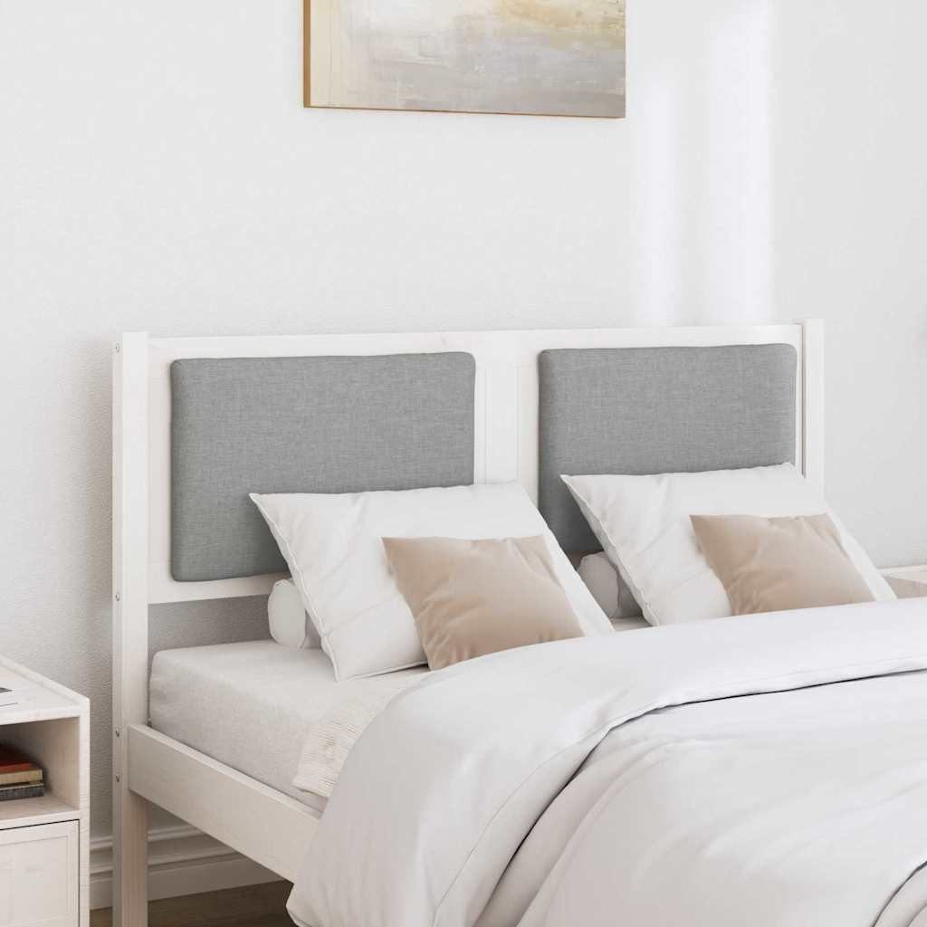 vidaXL Κεφαλάρι Άλλο Λευκό 120 cm Μασίφ ξύλο πεύκου