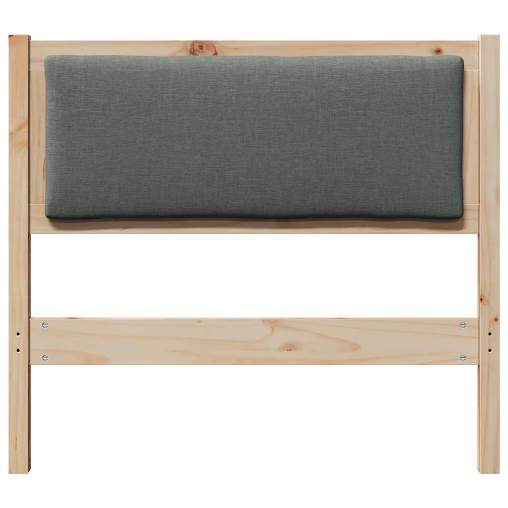 vidaXL Κεφαλάρι Άλλο Καφέ 100 cm Μασίφ ξύλο πεύκου