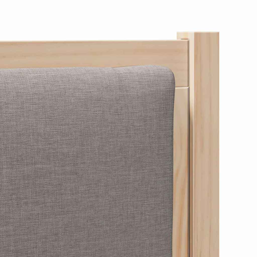 vidaXL Κεφαλάρι Άλλο Καφέ 100 cm Μασίφ ξύλο πεύκου