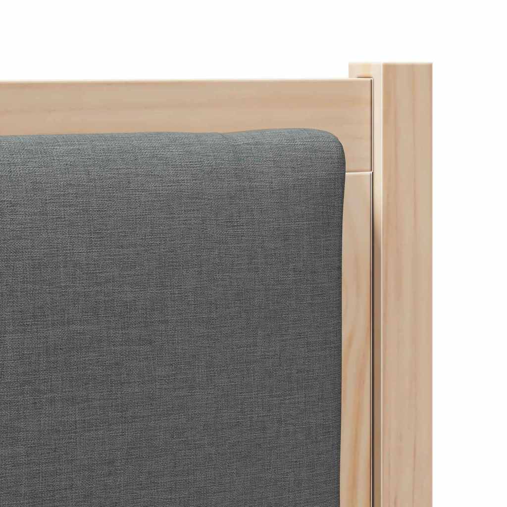 vidaXL Κεφαλάρι Άλλο Καφέ 90 cm Μασίφ ξύλο πεύκου