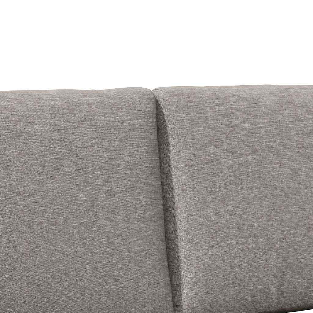 vidaXL Ταπετσαρισμένο κεφαλάρι Taupe 150 cm Στερεά ξυλεία πεύκου