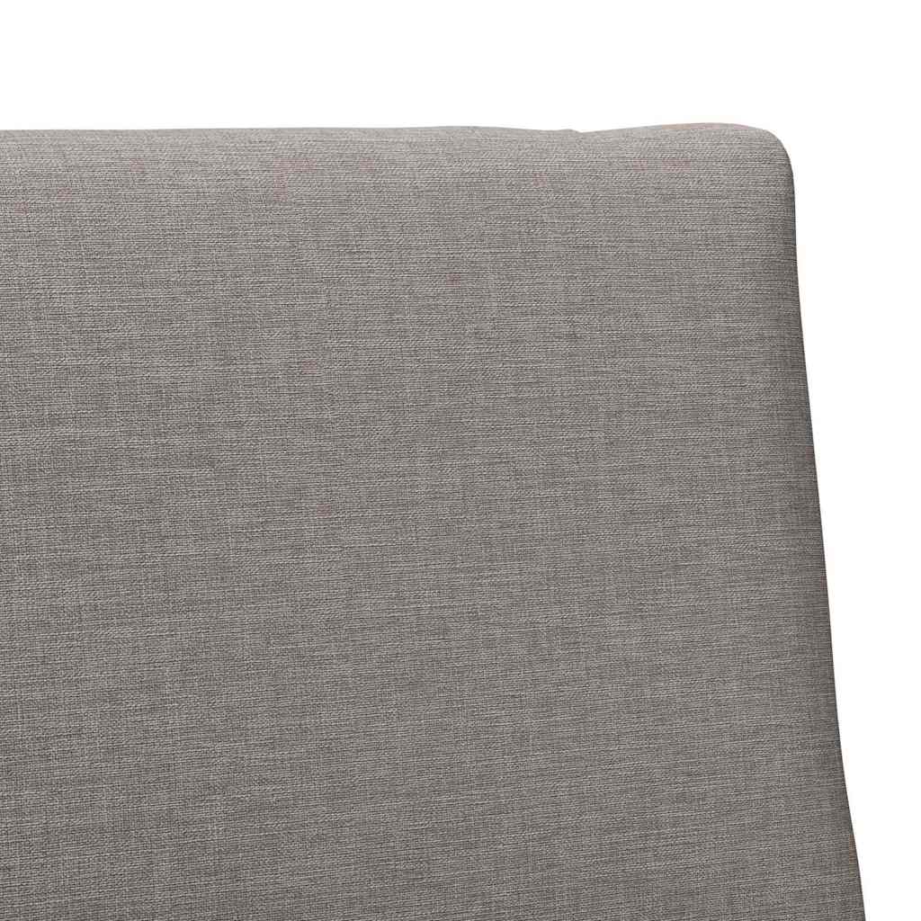 vidaXL Ταπετσαρισμένο κεφαλάρι Taupe 90 cm Στερεά ξυλεία πεύκου