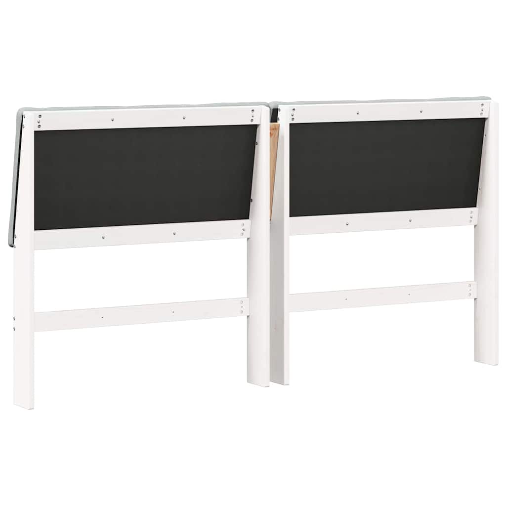 vidaXL Ταπετσαρισμένο κεφαλάρι Ανοιχτό γκρι 180 cm