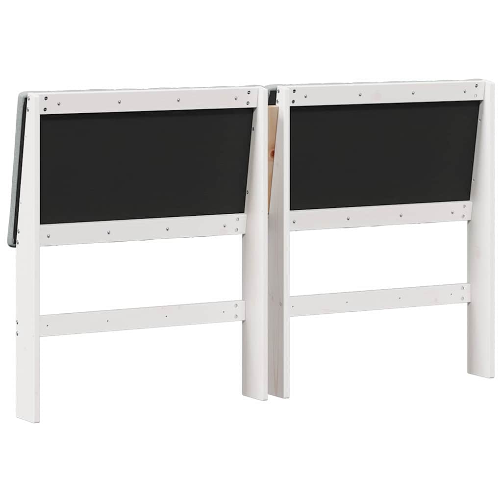 vidaXL Ταπετσαρισμένο κεφαλάρι Ανοιχτό γκρι 160 cm