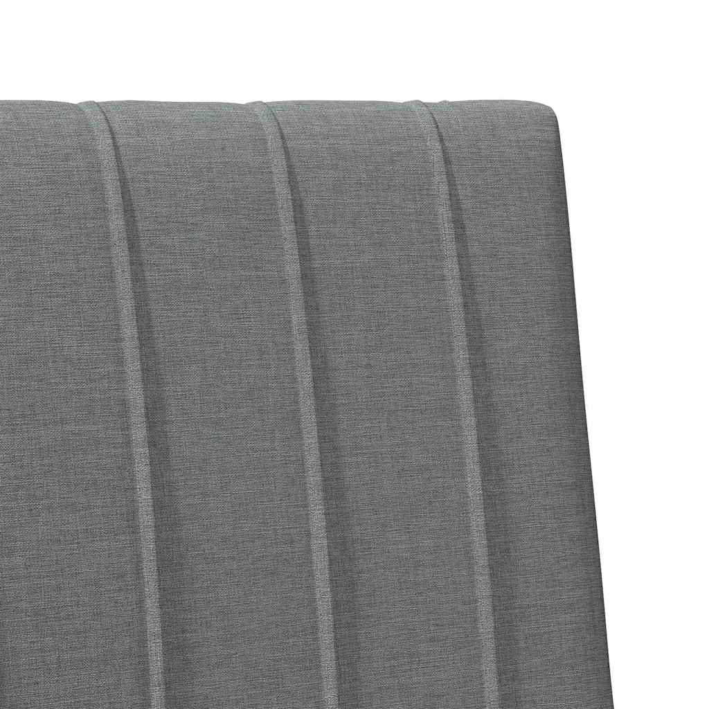 vidaXL Ταπετσαρισμένο κεφαλάρι Σκούρο Γκρι 100 cm Στερεά ξυλεία πεύκου