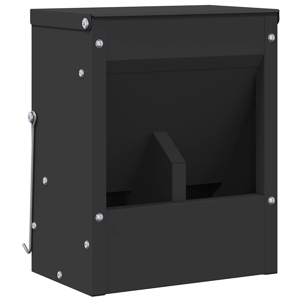 vidaXL Ταΐστρα Χαμστεριών Μαύρο 20 x 12,5 x 25 εκ.