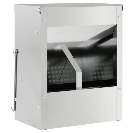 vidaXL Ταΐστρα Χαμστεριών Ασημί 20 x 12,5 x 25 εκ.