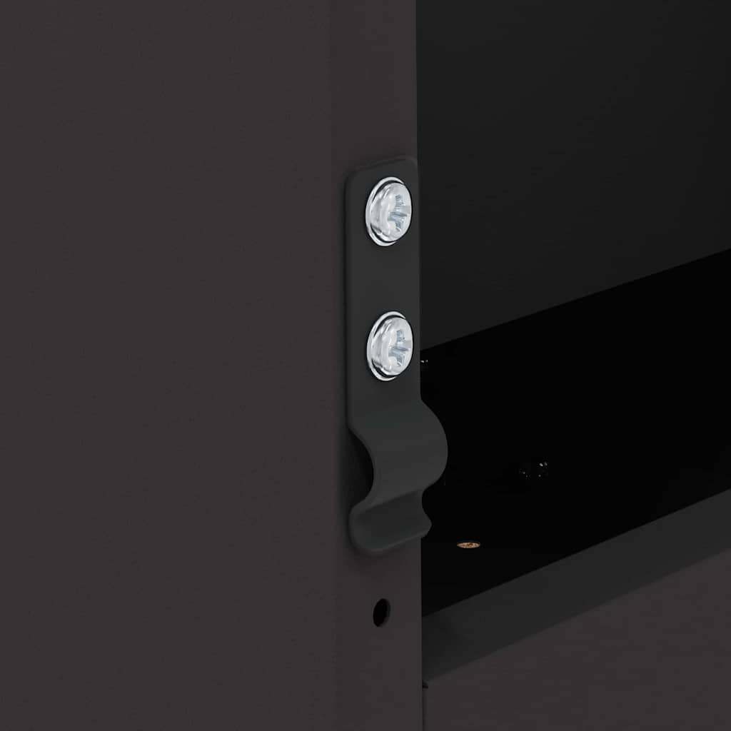 vidaXL Ταΐστρα Χαμστεριών Μαύρο 64.5 x 25.5 x 45.5 εκ.