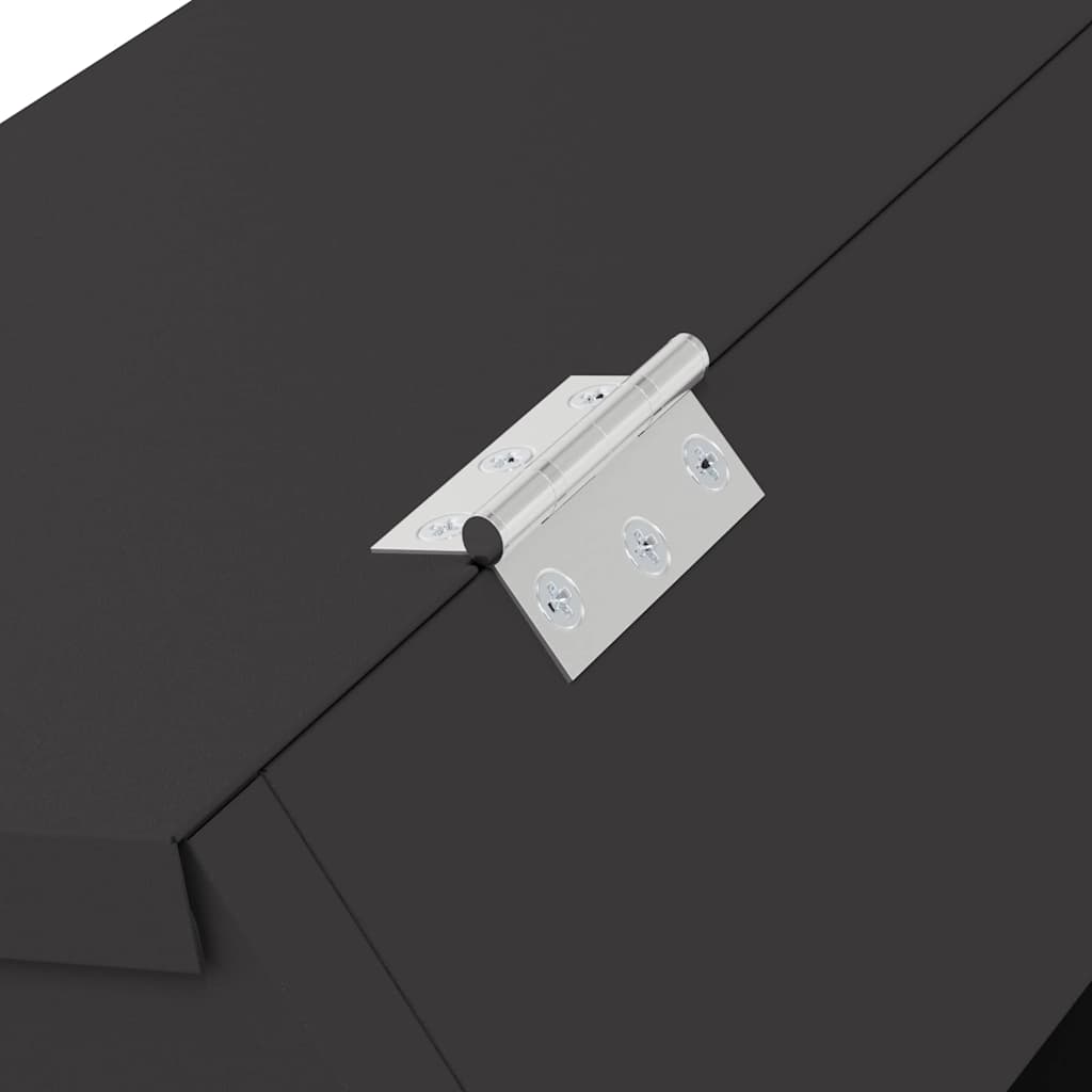 vidaXL Ταΐστρα Χαμστεριών Μαύρο 64.5 x 25.5 x 45.5 εκ.