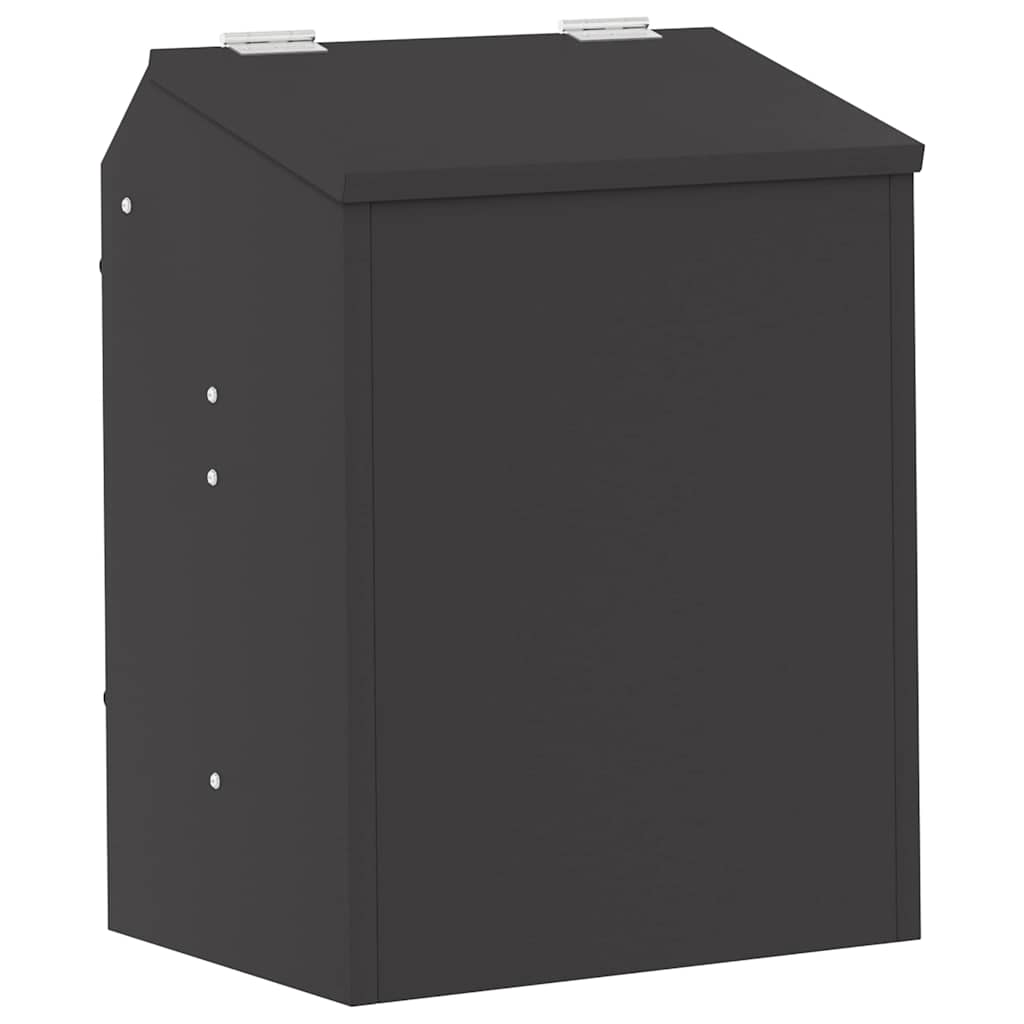 vidaXL Ταΐστρα Χαμστεριών Μαύρο 64.5 x 25.5 x 45.5 εκ.