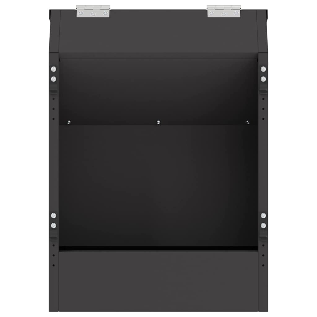 vidaXL Ταΐστρα Χαμστεριών Μαύρο 64.5 x 25.5 x 45.5 εκ.
