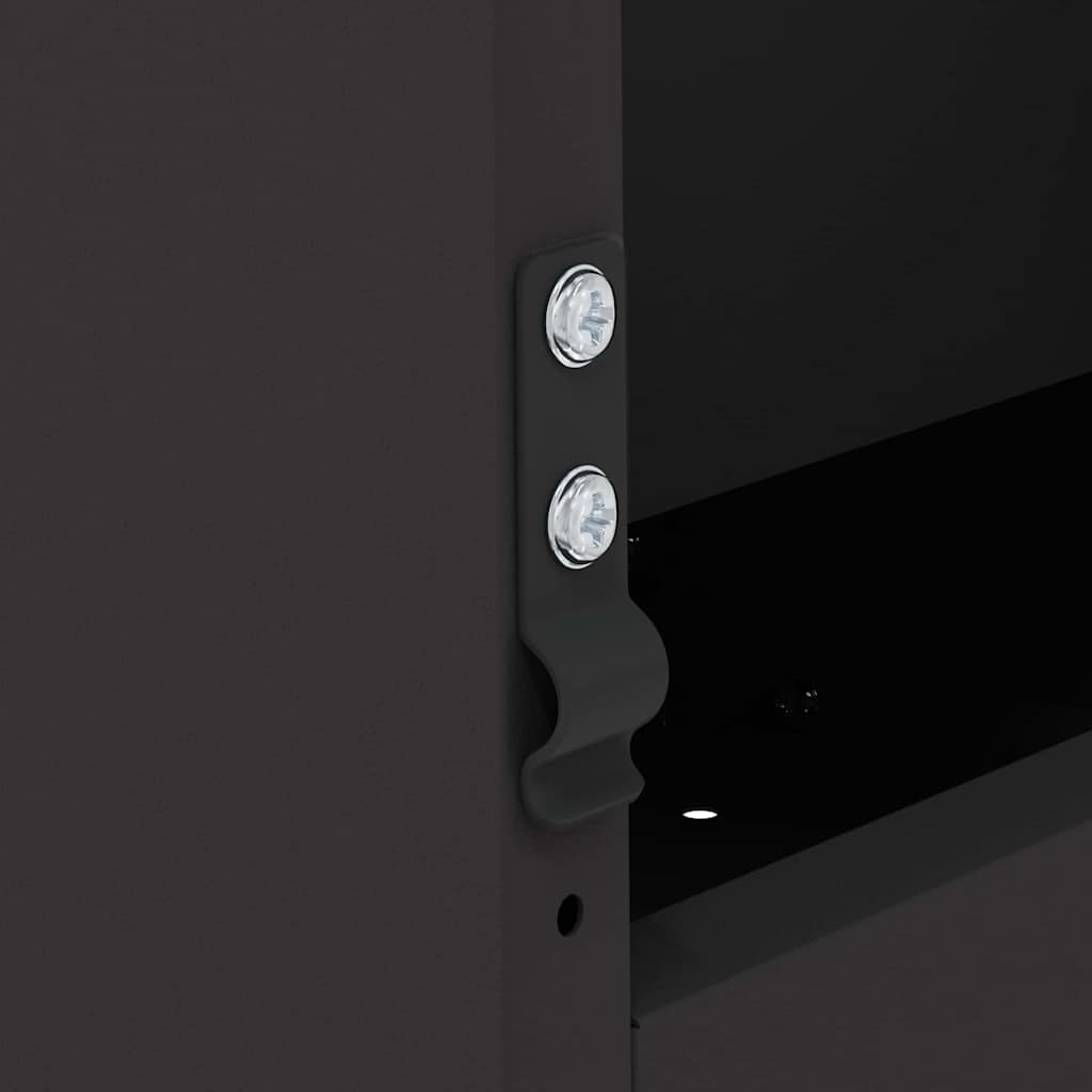 vidaXL Ταΐστρα Χαμστεριών Μαύρο 64.5 x 25.5 x 45.5 εκ.