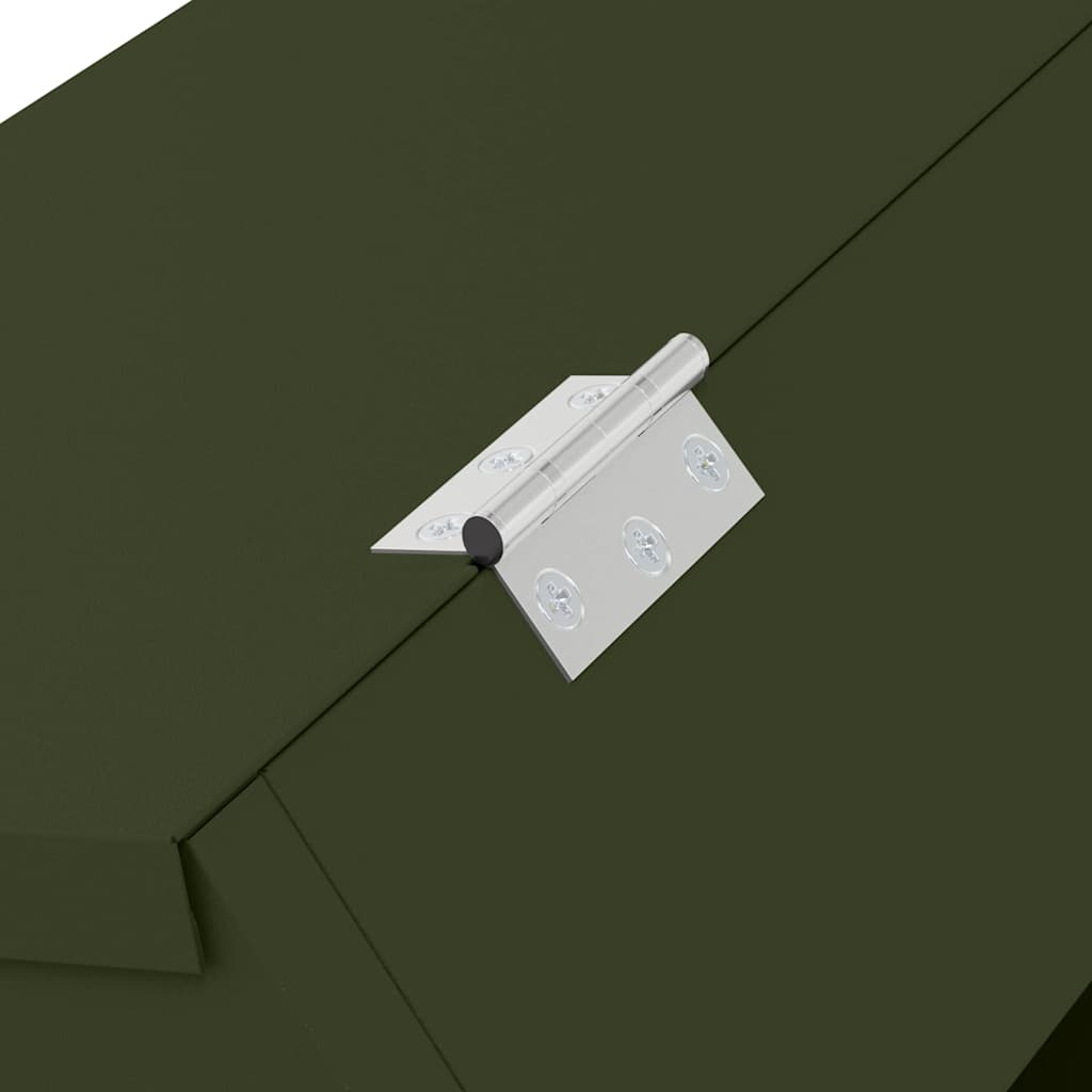 vidaXL Ταΐστρα Χαμστεριών Ελιά Πράσινη 64.5 x 25.5 x 45.5 εκ.