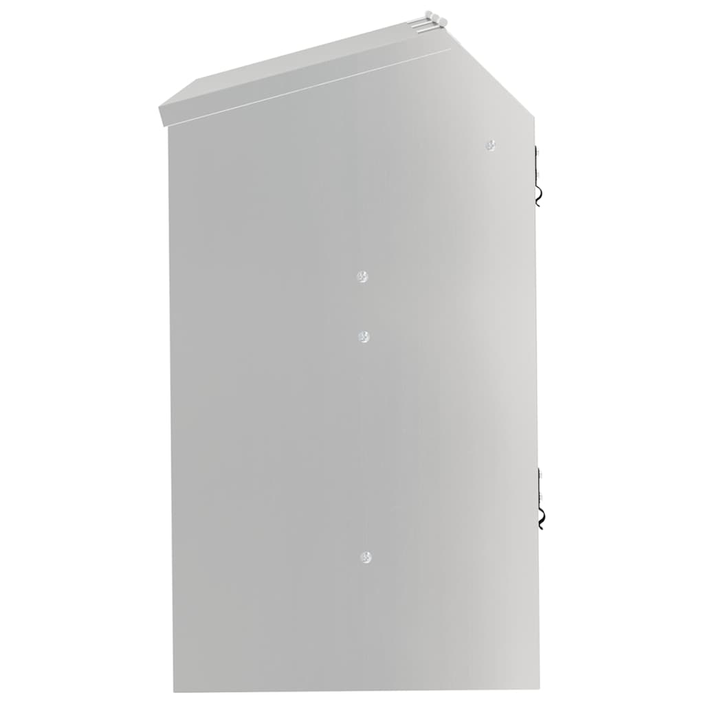 vidaXL Ταΐστρα Χαμστεριών Ασημί 64.5 x 25.5 x 45.5 εκ.