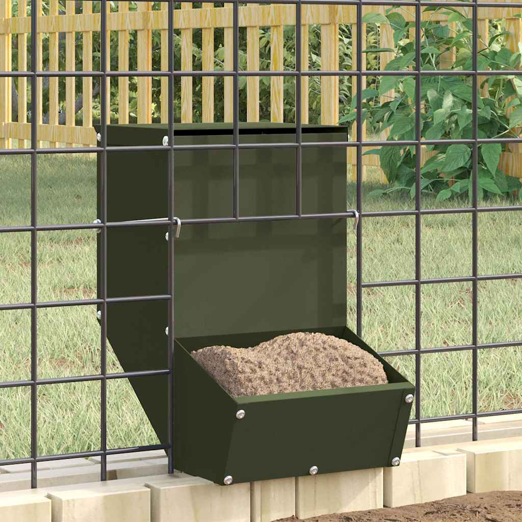 vidaXL Ταΐστρα Χαμστεριών Λαδί 17,5 x 26 x 28,5 εκ 1,5 kg