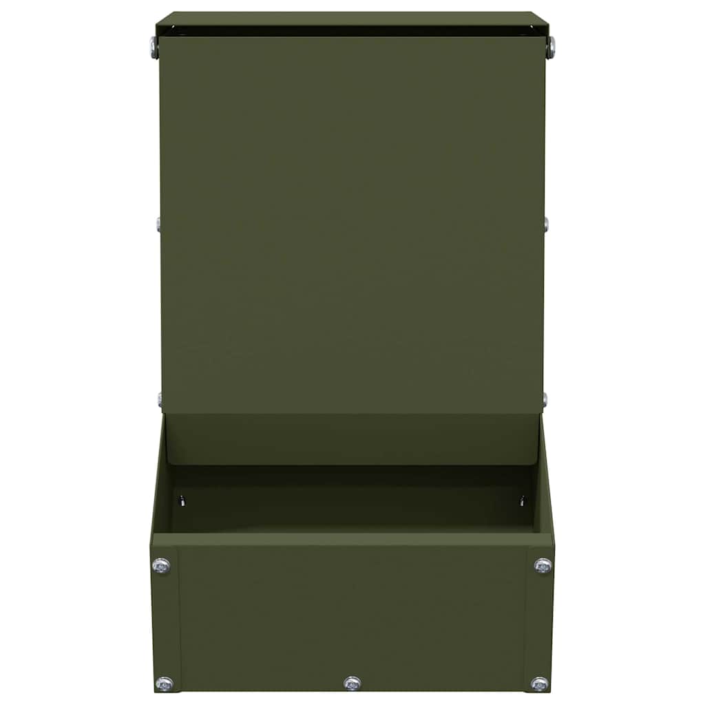 vidaXL Ταΐστρα Χαμστεριών Λαδί 17,5 x 26 x 28,5 εκ 1,5 kg