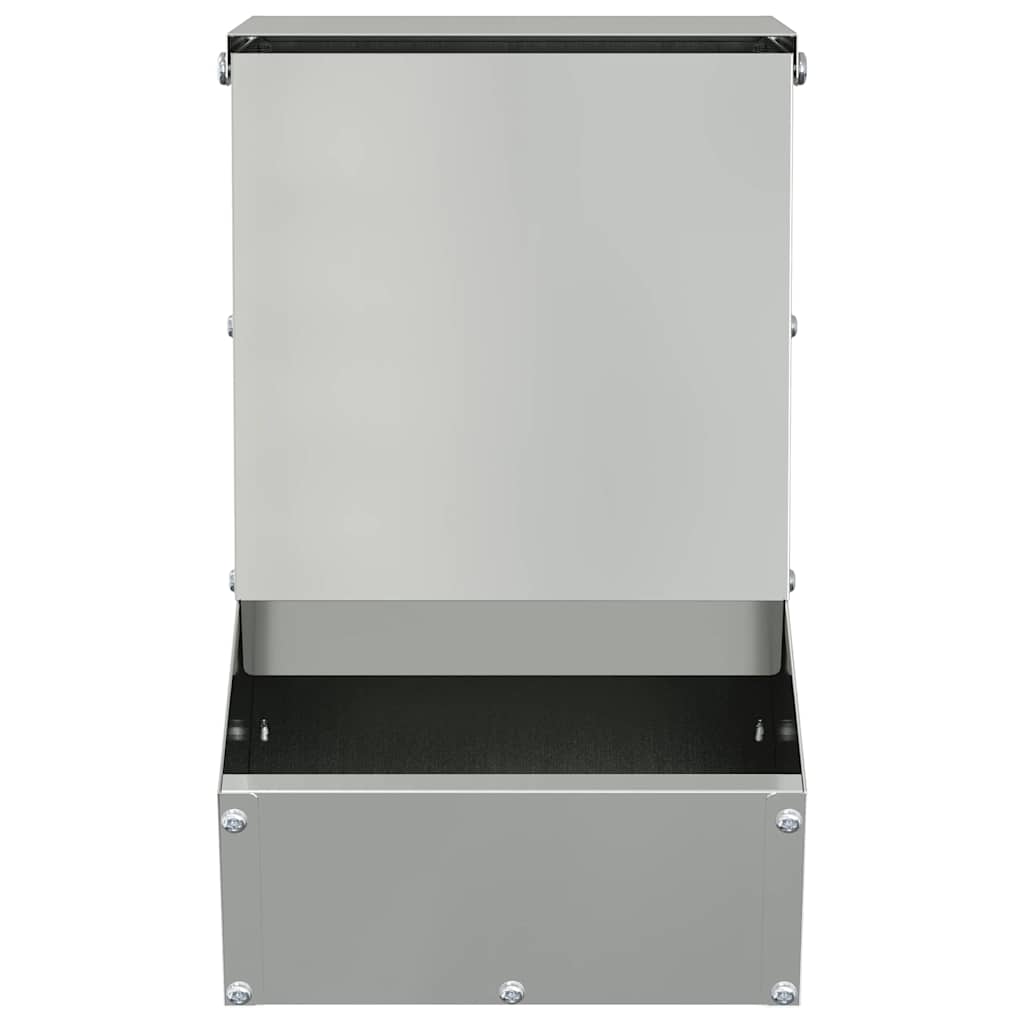 vidaXL Ταΐστρα Χαμστεριών Ασημί 17,5 x 26 x 28,5 εκ