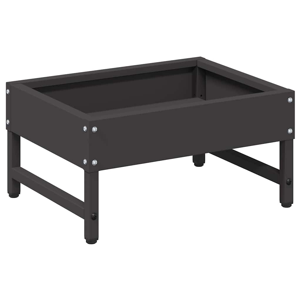 vidaXL Ταΐστρα για Πουλιά Μαύρο 80 x 28 x 13.5 cm