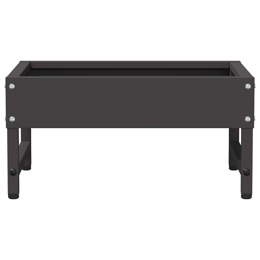 vidaXL Ταΐστρα για Πουλιά Μαύρο 80 x 28 x 13.5 cm
