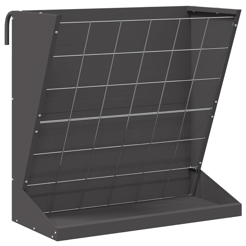vidaXL Φαγητό για Ξηρά Χόρτα Μαύρο 71 x 33 x 70 εκ 5 kg