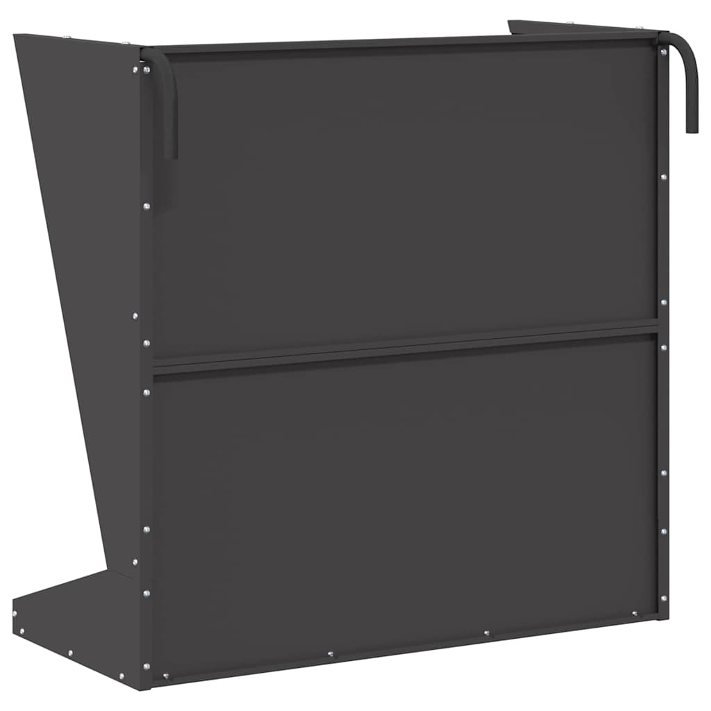 vidaXL Φαγητό για Ξηρά Χόρτα Μαύρο 71 x 33 x 70 εκ 5 kg