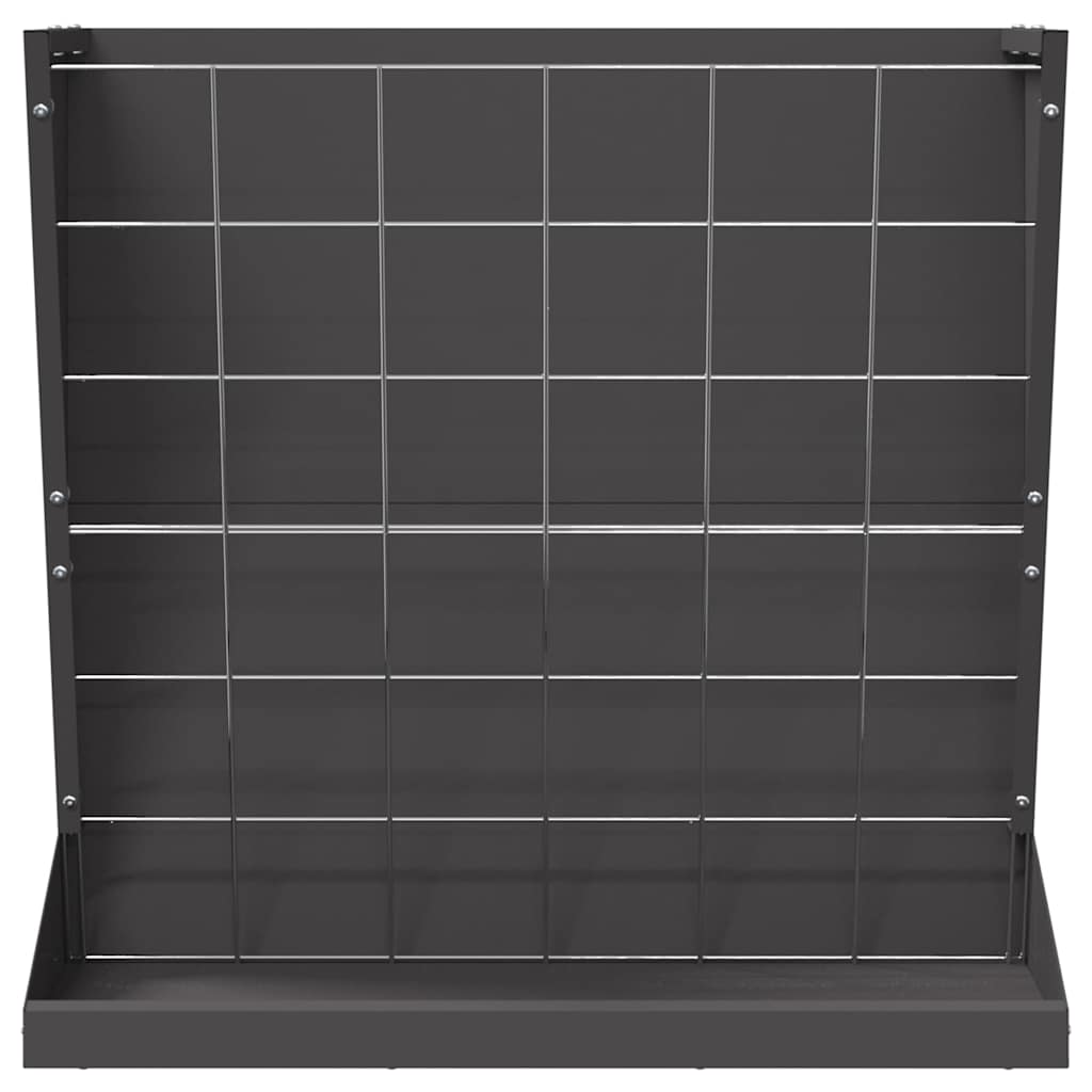 vidaXL Φαγητό για Ξηρά Χόρτα Μαύρο 71 x 33 x 70 εκ 5 kg
