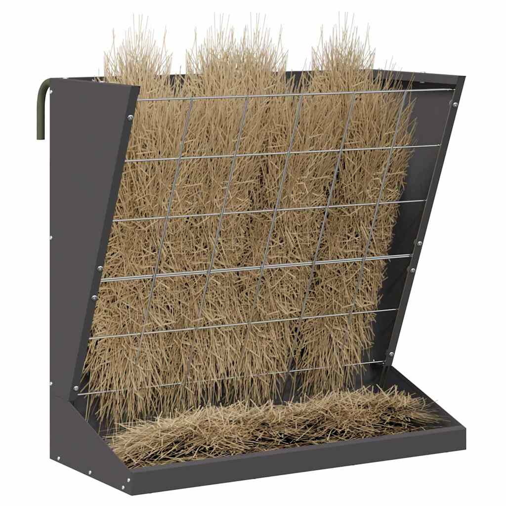 vidaXL Φαγητό για Ξηρά Χόρτα Μαύρο 71 x 33 x 70 εκ 5 kg