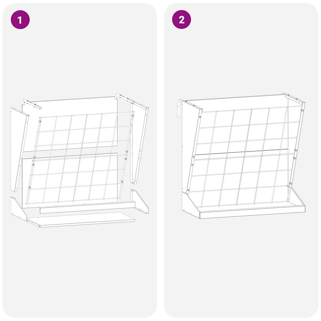 vidaXL Φαγητό για Ξηρά Χόρτα Ελιά Πράσινη 71 x 33 x 70 εκ