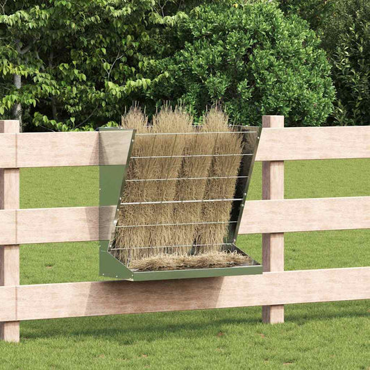 vidaXL Φαγητό για Ξηρά Χόρτα Ασημί 71 x 33 x 70 εκ 5 kg