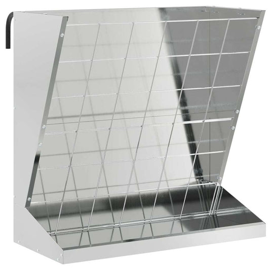 vidaXL Φαγητό για Ξηρά Χόρτα Ασημί 71 x 33 x 70 εκ 5 kg
