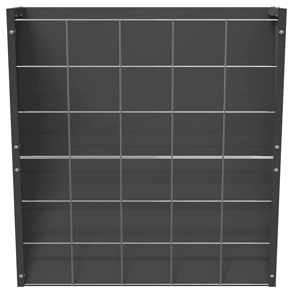 vidaXL Κρεμαστός τροφοδότης άχυρου Μαύρο 61 x 33 x 66 εκ 5 kg