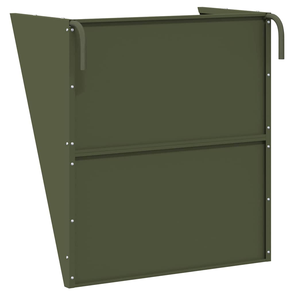 vidaXL Κρεμαστός τροφοδότης άχυρου Λαδί 61 x 33 x 66 εκ 5 kg