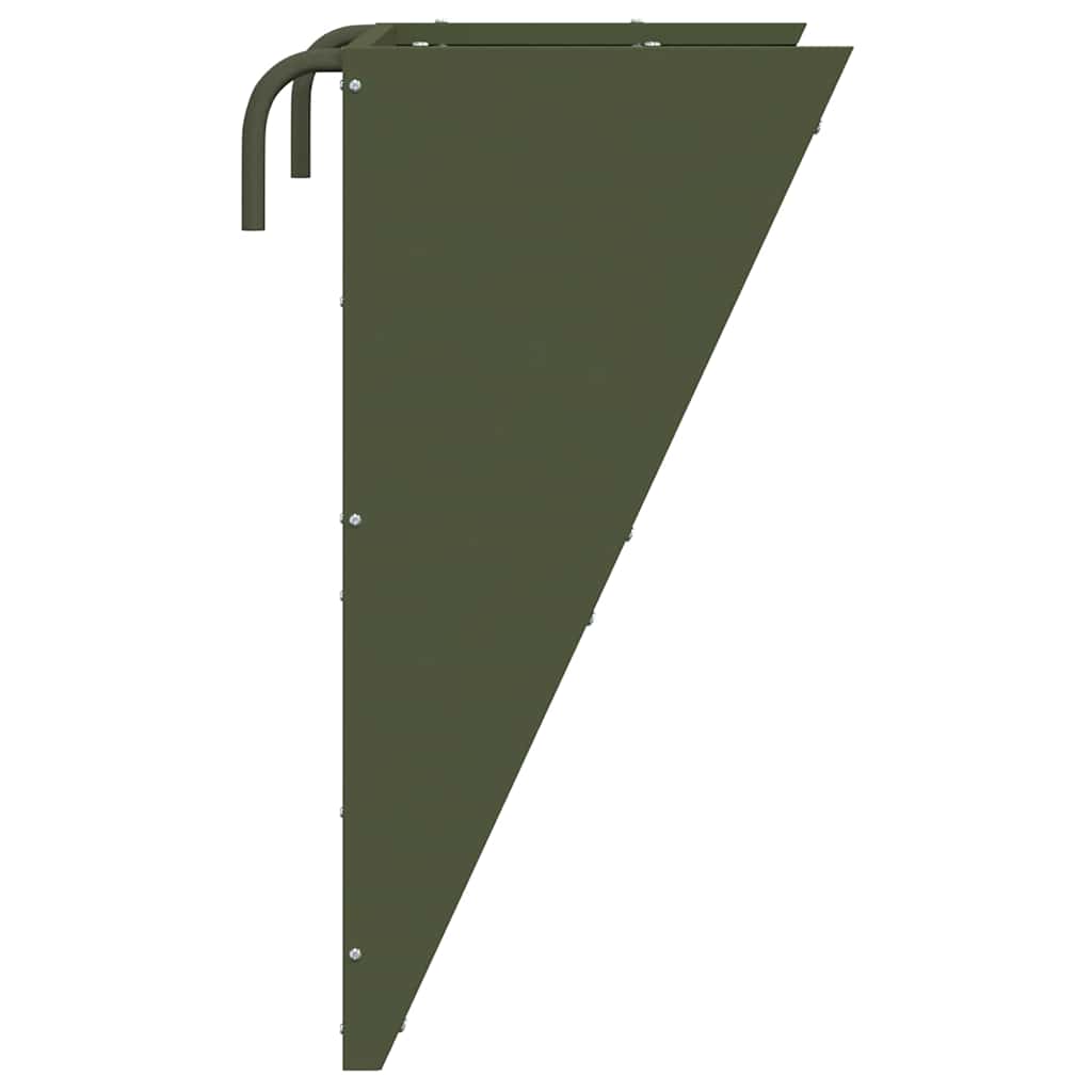 vidaXL Κρεμαστός τροφοδότης άχυρου Λαδί 61 x 33 x 66 εκ 5 kg