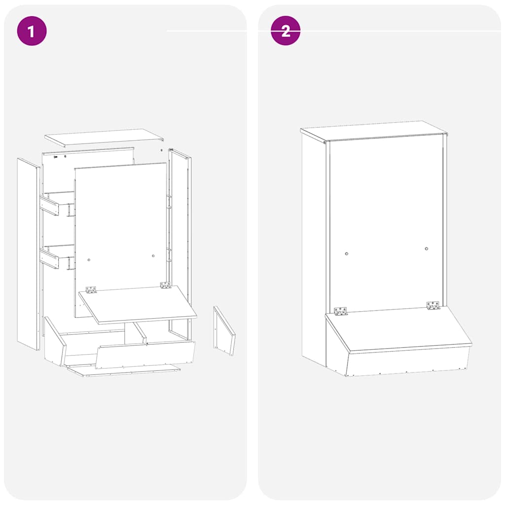 vidaXL Ταΐστρα Γουρουνιών Μαύρο 55 x 51 x 91,5 εκ.