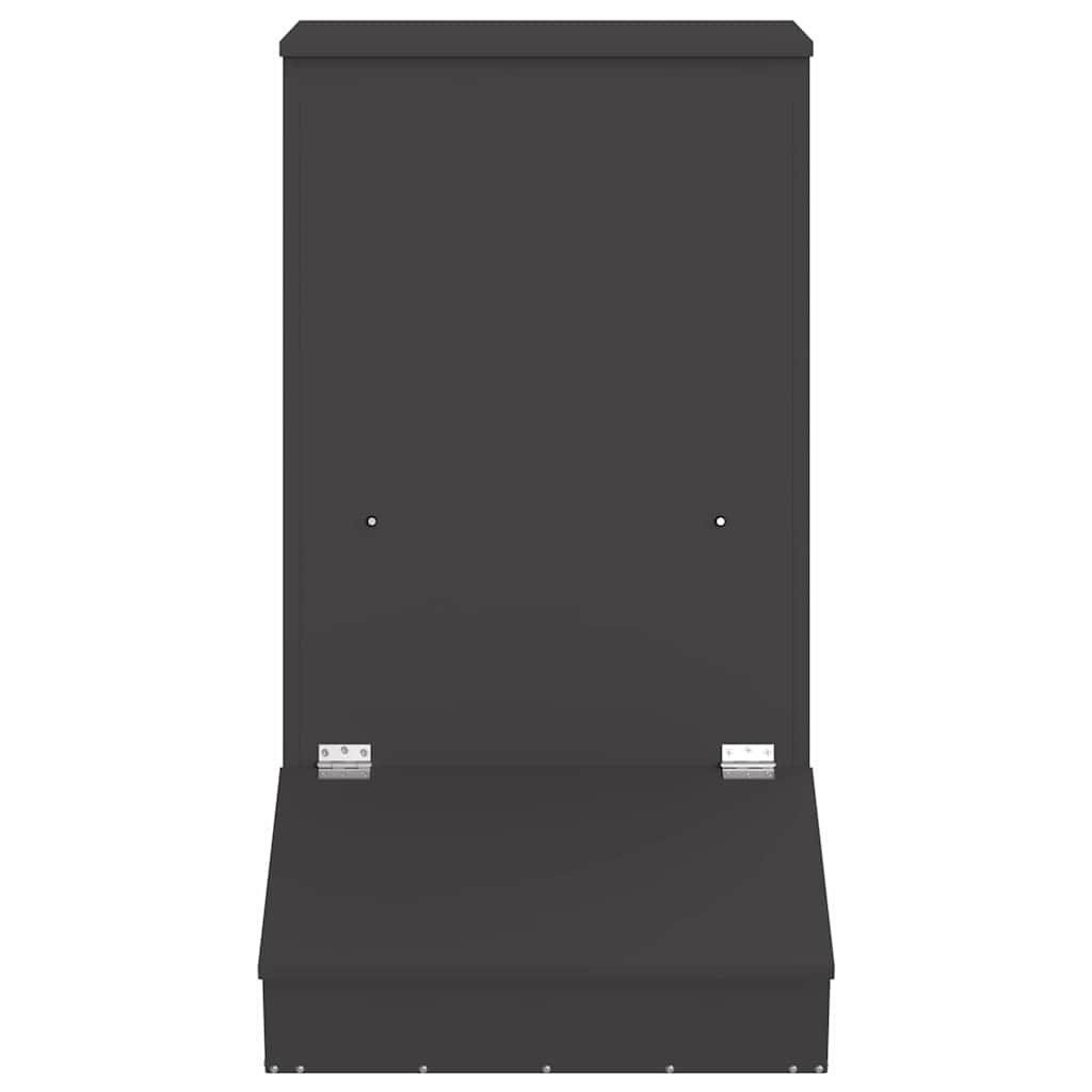 vidaXL Ταΐστρα Γουρουνιών Μαύρο 55 x 51 x 91,5 εκ.