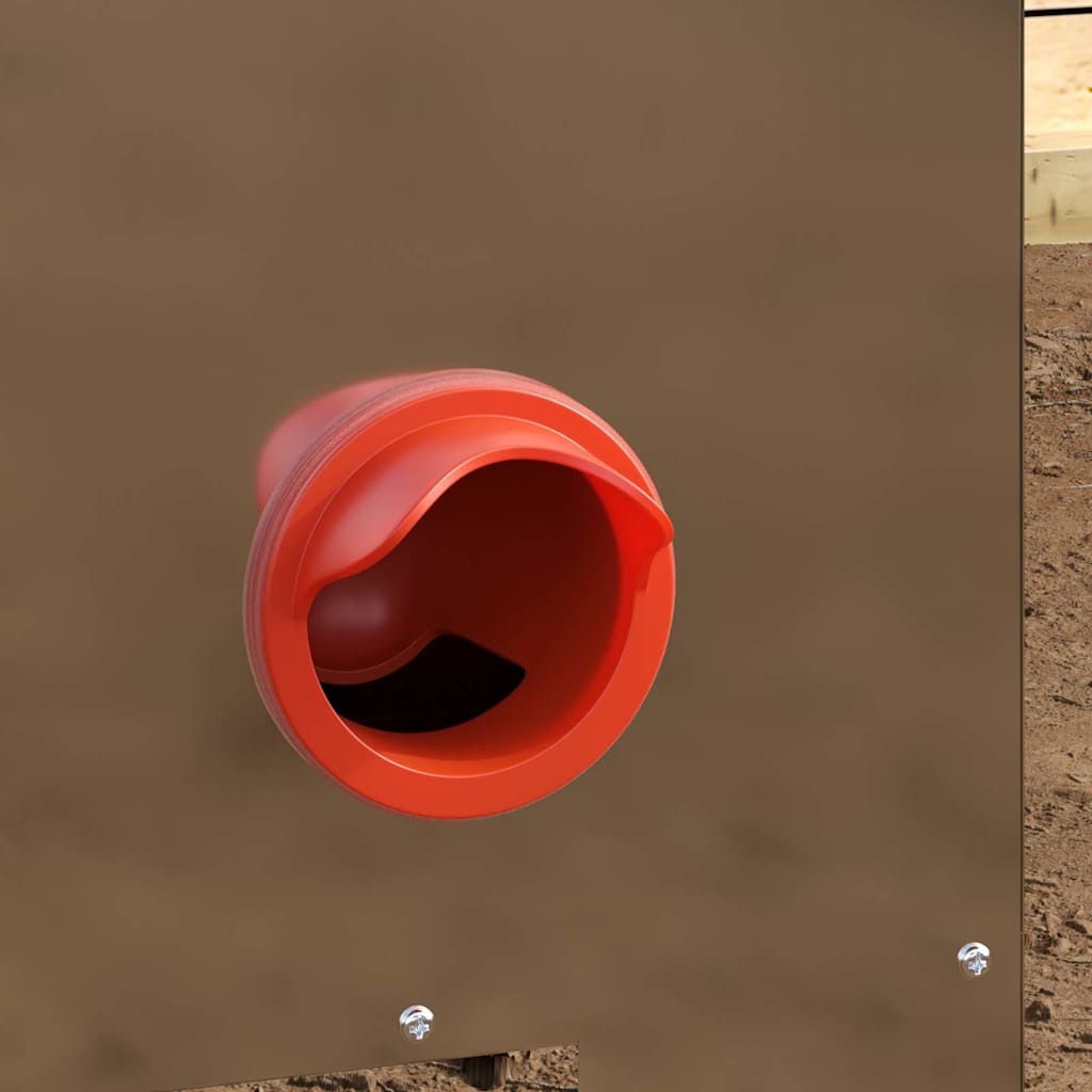 vidaXL Ταΐστρα κοτόπουλων Ασημί 40,5 x 25 x 38 εκ.