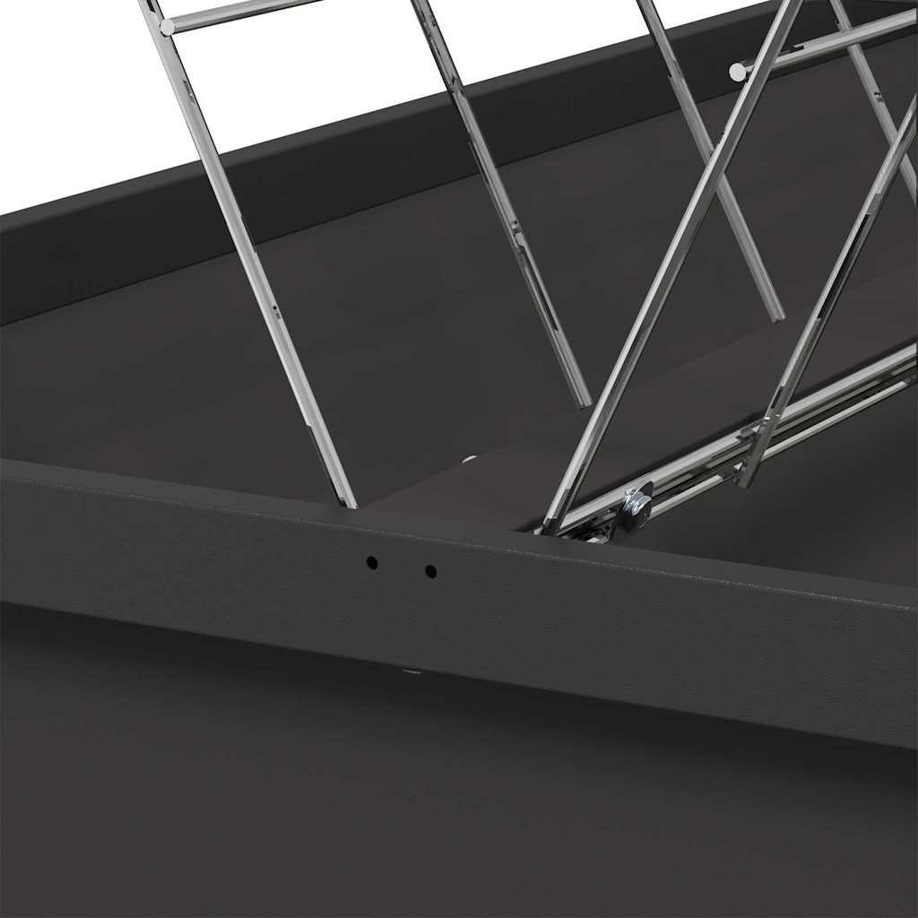 vidaXL Ταΐστρα για ζώα Μαύρο 100 x 60 x 90 εκ. Ψυχρής Έλασης Χάλυβας