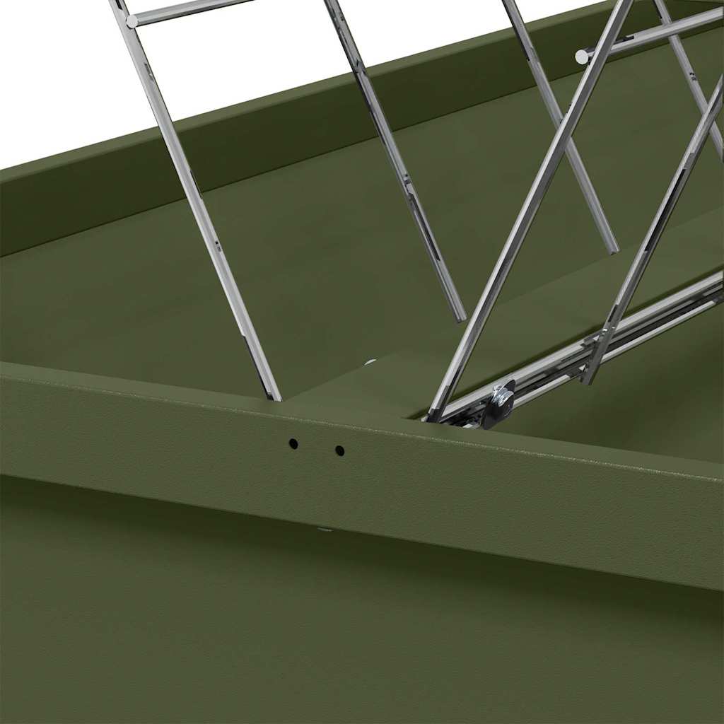 vidaXL Ταΐστρα για ζώα Ελιά Πράσινη 100 x 60 x 90 εκ.