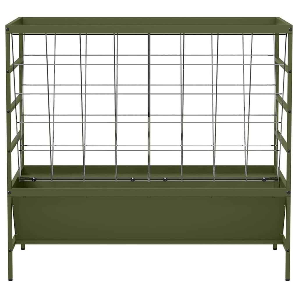 vidaXL Ταΐστρα για ζώα Ελιά Πράσινη 100 x 60 x 90 εκ.