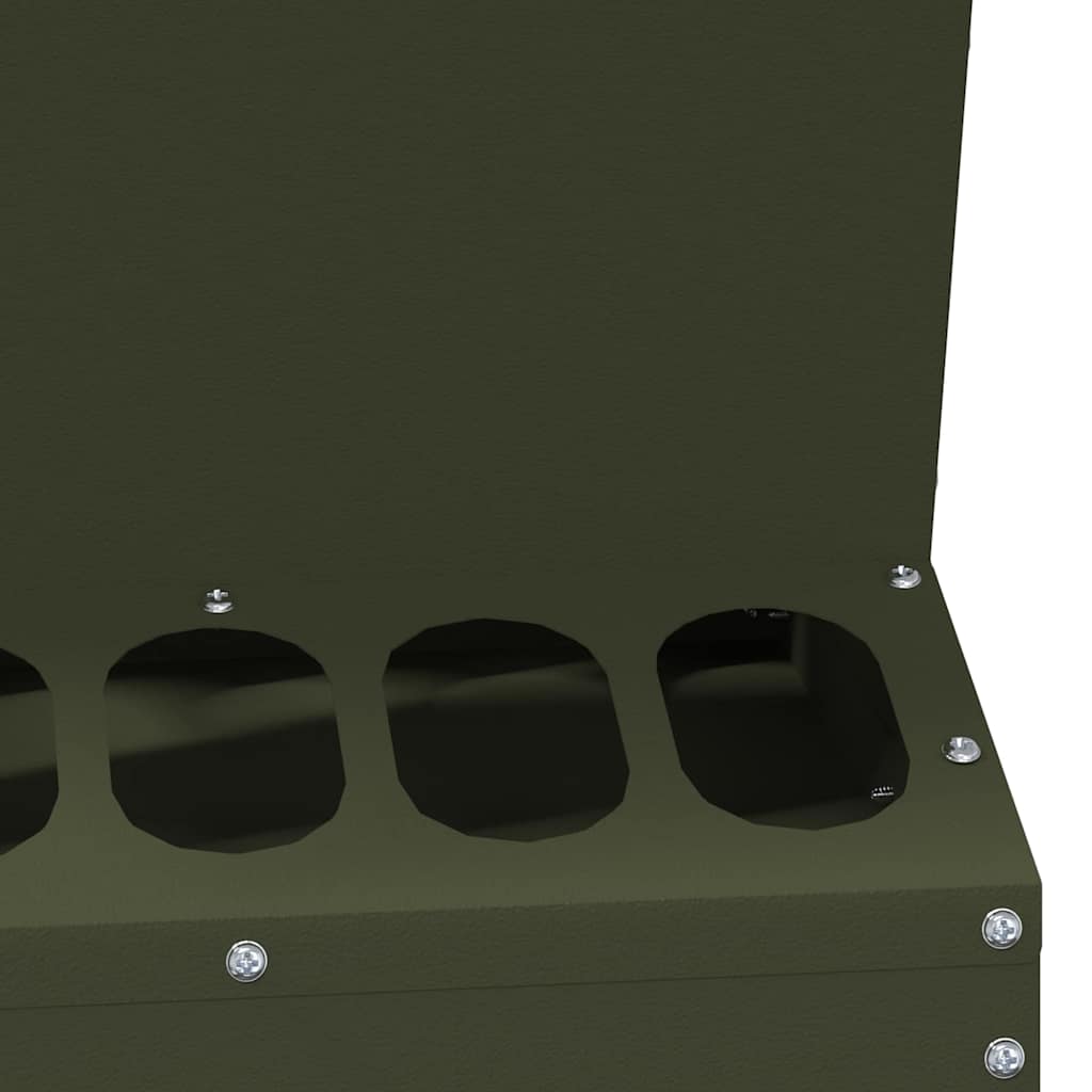 vidaXL Ταΐστρα κοτόπουλων Ελιά Πράσινη 30 x 30 x 39 εκ