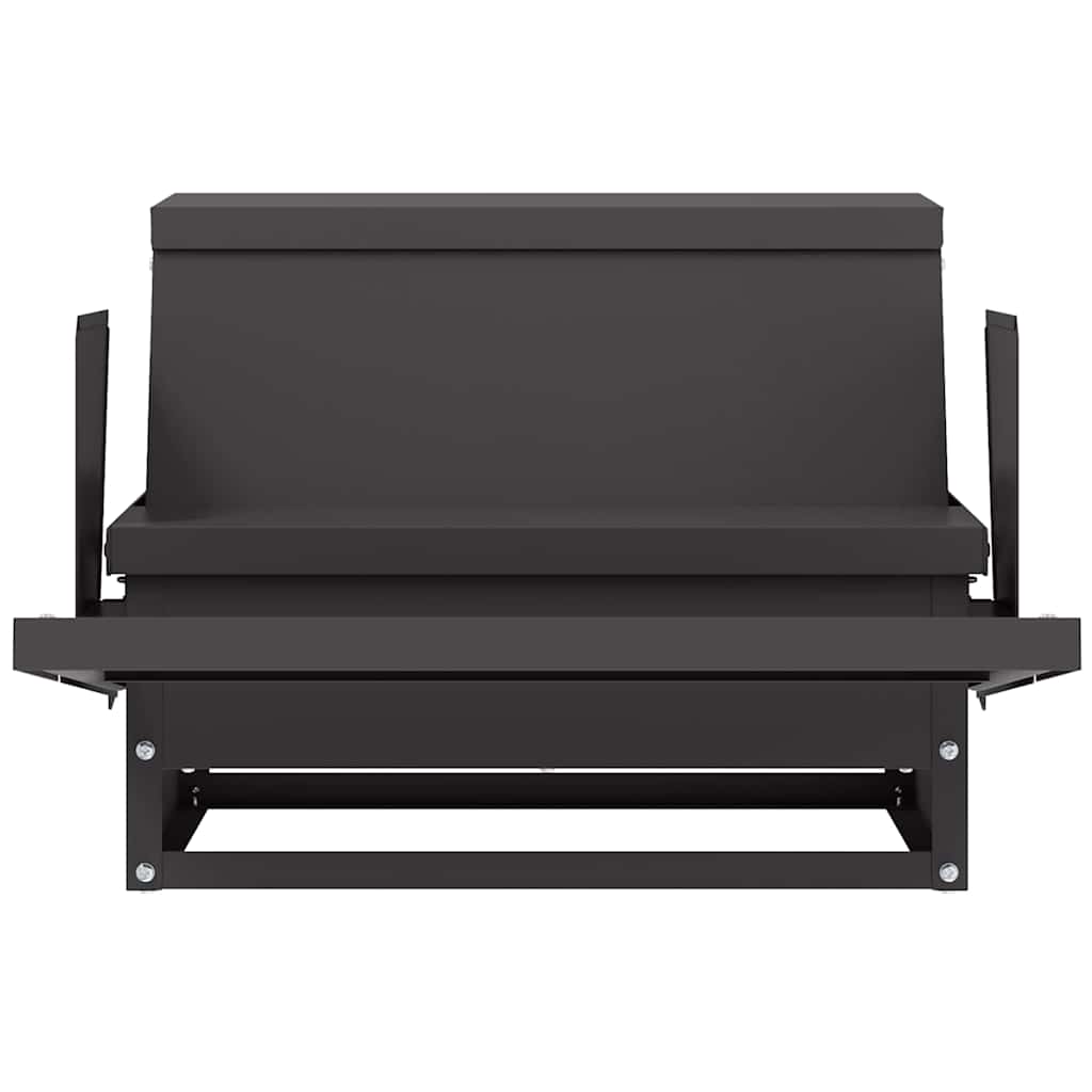 vidaXL Ταΐστρα Κοτόπουλου με Πεντάλ Μαύρο 50 x 40 x 29 εκ. 2 κιλά